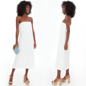 Tuckernuck white crepe Marin dress size M